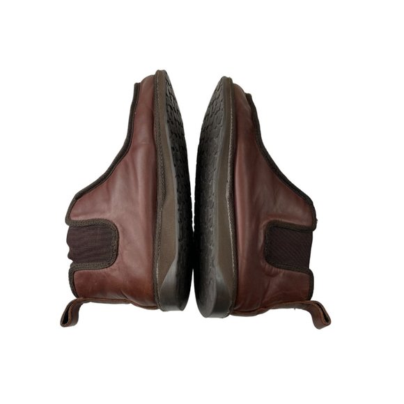 Emu Australia Unisex Mt Panorama Brown Leather Shearling Lined Boots Sz M11/W12 - Picture 5 of 7